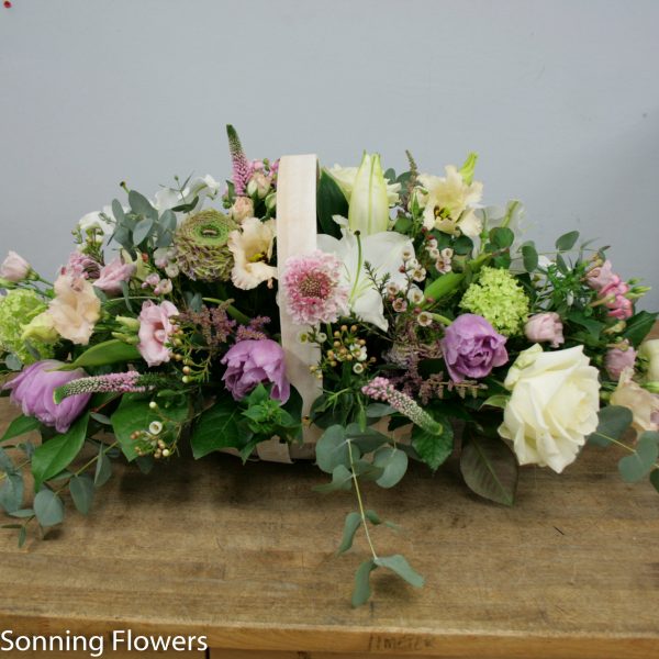 basket funeral flowers